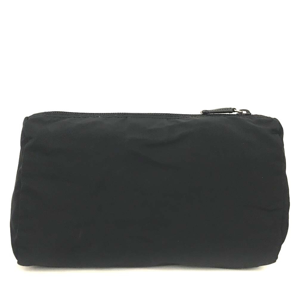 Prada Logo Plate Nylon Cosmetic Pouch #192739P86 - Picture 5 of 8